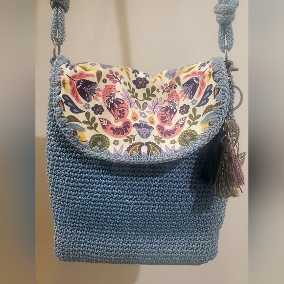 Sakroots Sayulita Hand-crocheted Flap Crossbody Bag - Picture 2 of 15